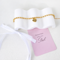 Hearts- Bracelet, 18K Gold Plated Steel