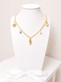 Snail Necklace, 18K Gold Plated Steel