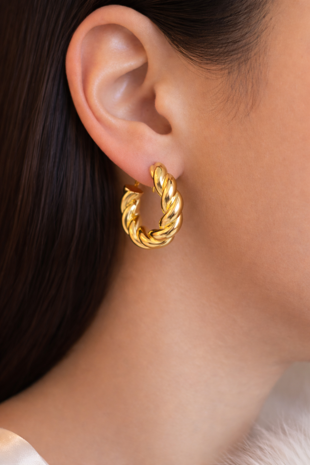 Open semicircle ear buckle 6.5*23mm