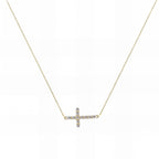 Crosses- Necklace, 18K Gold Plated Steel