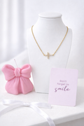 Crosses- Necklace, 18K Gold Plated Steel