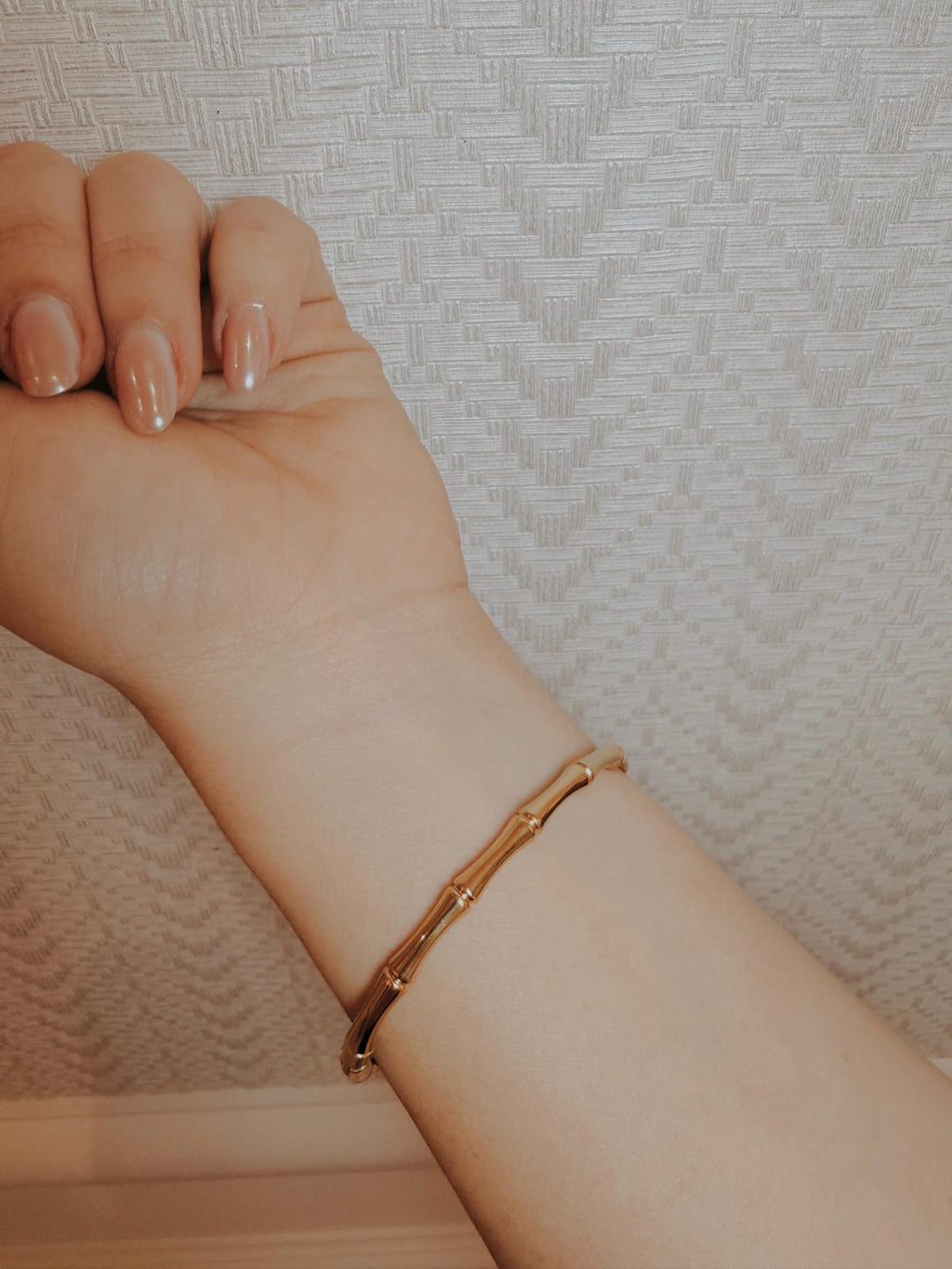 Bracelet, 18K Gold Plated Steel