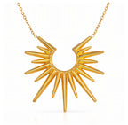 Necklace, 18K Gold Plated Steel