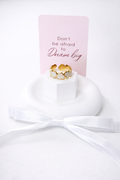 Heart- Ring, 18K Gold Plated Steel