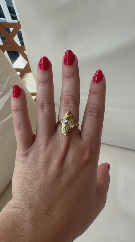 Seashell Adjustable Ring