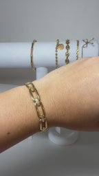 Chain Hard Bracelet – 18K Gold Plated
